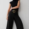 Arlo Wide Leg Suiting Trouser – Black Arlo Wide Leg Suiting Trouser – Black