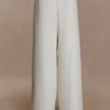 Arlo Wide Leg Suiting Trouser – Ivory Arlo Wide Leg Suiting Trouser – Ivory