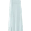 Arna Mesh Maxi Skirt – Pale Blue