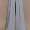 Aspen Gathered Wide Leg Jogger – Light Grey Marle Aspen Gathered Wide Leg Jogger – Light Grey Marle