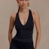 Aspyn Slinky And Mesh Top – Black Aspyn Slinky And Mesh Top – Black