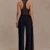 Aspyn Slinky Gathered Wide Leg Pants – Black Aspyn Slinky Gathered Wide Leg Pants – Black