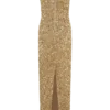 Astor Hand Embellished Maxi Dress – Gold