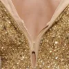 Astor Hand Embellished Maxi Dress – Gold