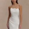 Atenea Satin Mini Dress – White Atenea Satin Mini Dress – White