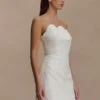 Atenea Satin Mini Dress – White Atenea Satin Mini Dress – White