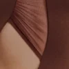 Aubree Crepe And Mesh Maxi Dress – Chocolate/Mocha Aubree Crepe And Mesh Maxi Dress – Chocolate/Mocha