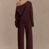 August Straight Leg Jogger – Chocolate August Straight Leg Jogger – Chocolate