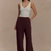 August Straight Leg Jogger – Chocolate August Straight Leg Jogger – Chocolate