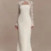 Aurelie Long Sleeve Lace Maxi Dress – Ivory Aurelie Long Sleeve Lace Maxi Dress – Ivory