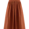 Autumn Maxi Skirt – Burnt Orange