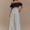 Autumn Maxi Skirt – White Autumn Maxi Skirt – White
