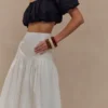 Autumn Maxi Skirt – White Autumn Maxi Skirt – White