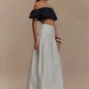 Autumn Maxi Skirt – White Autumn Maxi Skirt – White