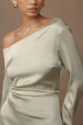 Avery Long Sleeve Maxi Dress – Sage