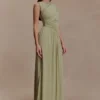 Ayeshya Slinky Asymmetric Maxi Dress – Sage Ayeshya Slinky Asymmetric Maxi Dress – Sage