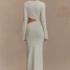 Azariah Long Sleeve Knit Midi Dress – Ivory Azariah Long Sleeve Knit Midi Dress – Ivory