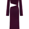 Azariah Long Sleeve Knit Midi Dress – Plum Azariah Long Sleeve Knit Midi Dress – Plum
