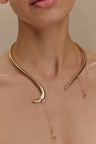 Azura Teardrop Necklace – Gold Azura Teardrop Necklace – Gold