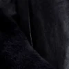 Bec Faux Leather Trench Coat With Faux Fur – Black Bec Faux Leather Trench Coat With Faux Fur – Black