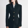 Bellamy Cinched Blazer – Black