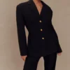 Bellamy Cinched Blazer – Black