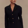 Bellamy Cinched Blazer – Black