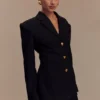 Bellamy Cinched Blazer – Black