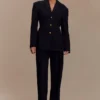 Bellamy Cinched Blazer – Black