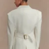 Bellamy Cinched Blazer – Ivory