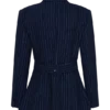 Bellamy Cinched Blazer – Navy Pinstripe Bellamy Cinched Blazer – Navy Pinstripe