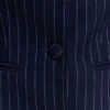 Bellamy Cinched Blazer – Navy Pinstripe Bellamy Cinched Blazer – Navy Pinstripe
