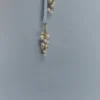Beryl Slinky Maxi Dress With Pearls – Pale Blue