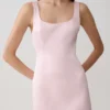 Beth Satin Mini Dress – Pale Pink Beth Satin Mini Dress – Pale Pink