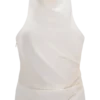 Bianca Satin Halter Top – Ivory Bianca Satin Halter Top – Ivory
