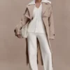 Bianka V Neck Knit Jumper – Off White