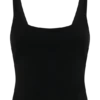 Blanca Stretch Crepe Cami Top – Black