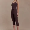Blanca Stretch Crepe Capri Pants – Chocolate Blanca Stretch Crepe Capri Pants – Chocolate