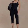 Blanca Stretch Crepe Capri Pants – Black Blanca Stretch Crepe Capri Pants – Black