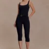 Blanca Stretch Crepe Capri Pants – Black Blanca Stretch Crepe Capri Pants – Black