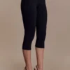 Blanca Stretch Crepe Capri Pants – Black Blanca Stretch Crepe Capri Pants – Black