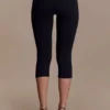 Blanca Stretch Crepe Capri Pants – Black Blanca Stretch Crepe Capri Pants – Black
