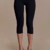 Blanca Stretch Crepe Capri Pants – Black Blanca Stretch Crepe Capri Pants – Black