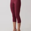 Blanca Stretch Crepe Capri Pants – Mahogany Blanca Stretch Crepe Capri Pants – Mahogany