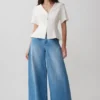 Bobby Oversized Jean With Front Pleat – Summer Blue Bobby Oversized Jean With Front Pleat – Summer Blue