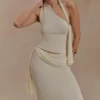 Xanthia Knit Halter Top – Ivory Xanthia Knit Halter Top – Ivory