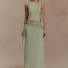 Xanthia Knit Halter Top – Pastel Green Xanthia Knit Halter Top – Pastel Green