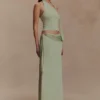 Xanthia Knit Halter Top – Pastel Green Xanthia Knit Halter Top – Pastel Green