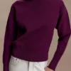 Braxton Cozy Knit Jumper – Plum Braxton Cozy Knit Jumper – Plum