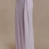 Bridget Slinky Maxi Skirt With Hardware – Dusty Lilac